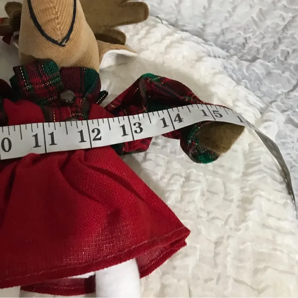 Christmas Reindeer Couple Shelf “Plush” Set